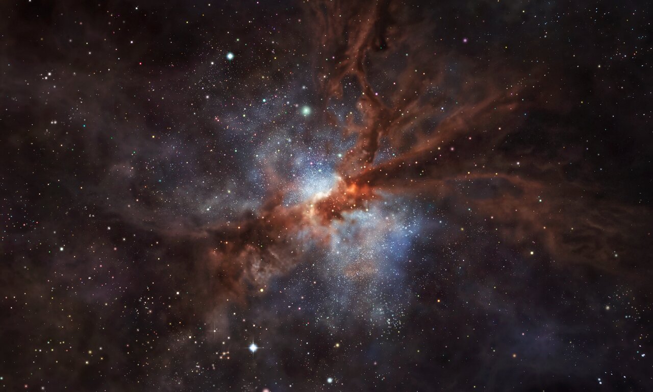 Artist’s impression of the galaxy